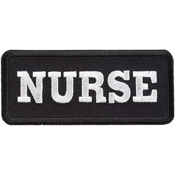Nurse Black & White Patch, Medical Profession Patches