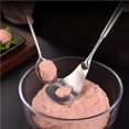 thumbnail image 3 of 304 Stainless Steel Meatball Maker Hanging Kitchen Meatball Spoon Household Meatball Making Tool with Spoon for Kitchen Meatball Rice Ball, 3 of 9