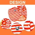 thumbnail image 3 of Suéter para Perro Ropa para Perros Suéter de Lana para Perros Suéter de Lana cálido para Invierno Pijamas de Flores Suéter de Lana (Naranja), 3 of 7