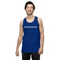 thumbnail image 2 of #loveistheway Men’s premium tank top (Team Royal, L), 2 of 4