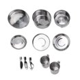 thumbnail image 1 of Camping Cookware Set,Stainless Steel Camping Pot, Portable Outdoor, 1 of 5
