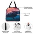 thumbnail image 3 of Disketp Sunshine Ocean Whale Lunch Bag for Women Men, Leakproof Thermal Cooler Sack Food Handbags Case High Capacity forTravel Work School Picnic, 3 of 5