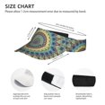 thumbnail image 4 of Disketp Round Mandala1 Sun Visors For Women Men Unisex Tennis Golf Visor Hat Adjustable Summer Hats Sport Outdoor Visor Hat Uv Protection Cap, 4 of 8