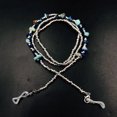thumbnail image 3 of Cadena para gafas con cuentas, cordón de piedra de color azul, gafas de lectura, cadena a juego, color de cadena colgante a la moda, 3 of 5