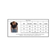 thumbnail image 2 of Arvbitana Women Crop Tops Short Sleeve Basic Fitted Shirt Solid Color Crewneck Blouse Casual Summer Slim Fit, 2 of 2