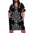 thumbnail image 1 of EP. Hyptablemskull II-vestido holgado con bolsillos para mujer vestidos elegantes de gala vestidos de fiesta para mujer, 1 of 7