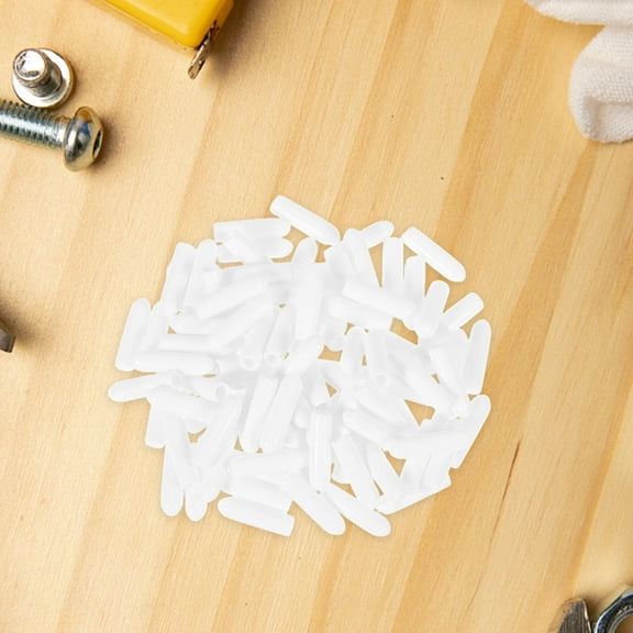 Masteelf  100 Pcs Cleaning Supplies Universal Dishwasher Rack Prong Tips White