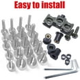 thumbnail image 3 of TopOne 177pcs/box Aluminum Windscreen Screws Colorful Fasteners Screws Set Motorcycle Fairing Bolt Kit Motorcycle Modified Parts, 3 of 8