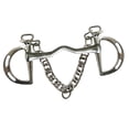 thumbnail image 1 of Stainless Steel Wide Port Bit Snaffle Harness Antirust , L L, 1 of 6