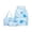 Light Blue#009, variant on Gradient Backpack Set 3 Piece Oxford Cloth School Bag Light Blue Bookbag with Pencil Case Handbag Large Capacity Durable Student Supplies for Middle High School Teens Boys Girls