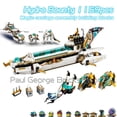 thumbnail image 2 of Bloques de construcción de la serie Ninja Hydro Bounty, temporada 17, submarino Sub Speeder, Golden Ultra Dragon, juguetes de ladrillos para niños, regalos para niños, 2 of 5