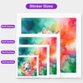 thumbnail image 5 of Funny Watercolor Adorable Bull Terrier Peeking Through Torn Paper Effect Vinyl Sticker Bully Dog Lovers Gifts Idea Waterproof Decal Art Decor - 00026, 5 of 5
