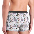 thumbnail image 4 of Men's Boxer Briefs, Cartoon Cute Husky Dog Gift Soft Comfy Mens Underwear Boxer Briefs Breathable With Widen Waist, 4 of 7
