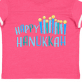 thumbnail image 4 of Inktastic Happy Hanukkah with Candles Boys or Girls Toddler T-Shirt, 4 of 5