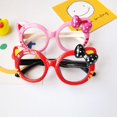 thumbnail image 3 of Sanrio-Marco de gafas Kawaii Hellokitty para niños, sin lentes juguete, lazo de silicona para niña, decoración bonita, patas suaves, plegable sin Ceñido, 3 of 4