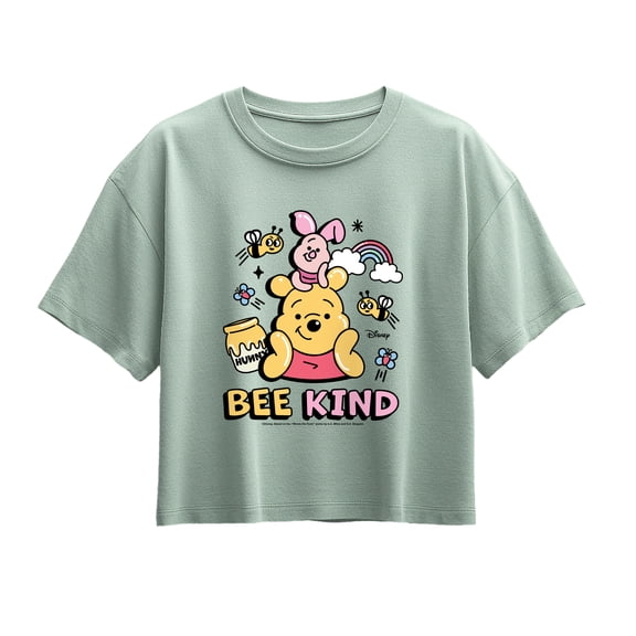 Winnie the Pooh - Bee Kind - Youth Girls Boxy T-Shirt