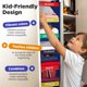 thumbnail image 4 of Organizador semanal de ropa Handy Laundry Kids con 6 estantes, color azul, 4 of 6