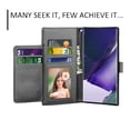 thumbnail image 3 of Samsung Galaxy Note 20 Wallet Case, Takfox PU Leather Flip Magnetic Closure Protective Cover with Card Slots Cash Pockets with Kickstand for Samsung Note 20 5G 6.7 inch-Black, 3 of 6