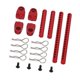 thumbnail image 4 of Accesorios para de carrocería de coche RC 1/10, con clip R, poste de carrocería de aleación de aluminio resistente y de alto rendimiento para Rojo, 4 of 10