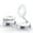 white, variant on Magnetic Phone Holder, Upgraded With Aluminum Alloy Material, Equipped With Vacuum Suction Cup, 360 ° Rotation+Folding, Suitable for Car Screens, Bathroom Tiles and Glass