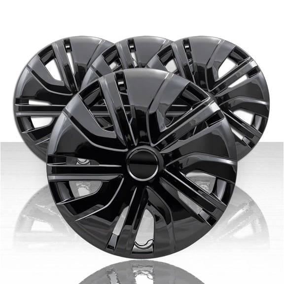 Set of 4 14" Wheel Covers for 2017-2021 Mitsubishi Mirage - Gloss Black
