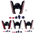 thumbnail image 4 of tredstone Car Cell Phone Holder Inside Vehicle-mounted Rhinestones Air Vent Mount Clip Stand Self-adhesive Sticker Support Interior Red, 4 of 6