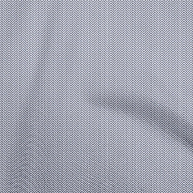 oneOone Cotton Cambric Dark Blue Fabric Chevron Fabric For Sewing Printed Craft Fabric By The Yard 42 Inch Wide