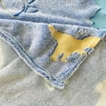 thumbnail image 3 of JeashCHAT Glow in The Dark Dinosaur Blanket for Boys Soft Plush Blue Fleece Throw Blanket. Great Dinosaur Gifts for Kids, Grandkids, Baby, Toddler, Birthday, Christmas, 3 of 9