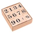 thumbnail image 1 of 12pcs Number Stamps, 1 of 3