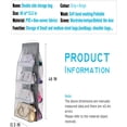 thumbnail image 2 of CPDD Hanging Handbag Purse Organizer,Breathable Polyester Fiber+PVC Handbag Organizer,8 Easy Access Pockets,Wardrobe Closet Space Saving Organizers System,Washable,46 L x 13.8W (C-Light Gray), 2 of 7