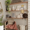thumbnail image 6 of Kiven Dimmable Clip-on Desk Lamp, 1-Light Rattan Nightstand Lamp with Flexible Arm, Remote Control, Decorative Clamp Lamp for Office Home Bookshelf Bedside E26 Sokcet DZ0316, 6 of 7
