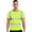 Fluorescent Yellow, variant on Men's Quick Dry Volunteer Activities Athletic Sports T-shirts Hi Vis Reflective Social Sky Blue M