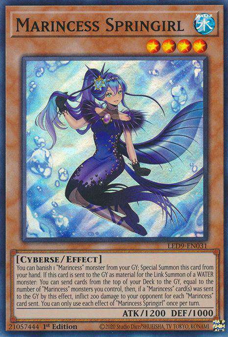 YuGiOh Legendary Duelists Duels From The Deep Super Rare Marincess ...
