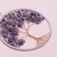 thumbnail image 2 of Colgante de árbol de la vida de grava con alambre de cobre y tejido de piedra de colores para regalo del hogar, 2 of 6