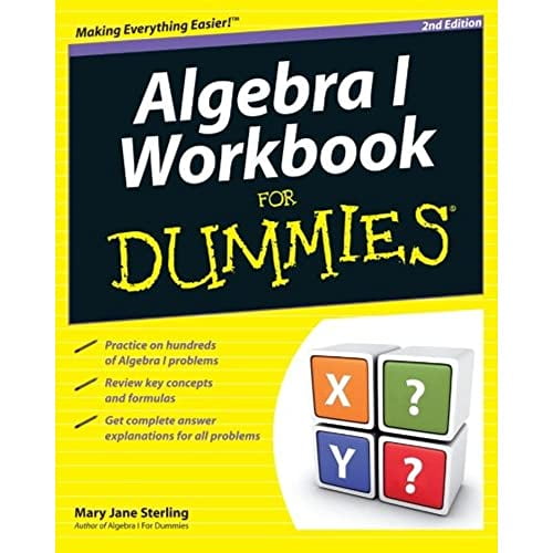 Pre-Owned Algebra I Workbook For Dummies (Paperback) 1118049225 9781118049228