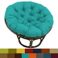 thumbnail image 2 of International Caravan Bali 42-inch Outdoor Spun Poly Fabric Rattan Papasan Chair, 2 of 5
