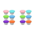 thumbnail image 3 of Billuyoard Taza de condimentos con tapas coloridas, salsas para aderezos para ensaladas, recipiente confiable para aderezos para ensaladas, varios Type4 NO4, 3 of 6