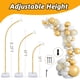 thumbnail image 5 of Kit de arco de globos AerWo mejorado de 2,5 m+1,8 m con base dorada, 5 of 7