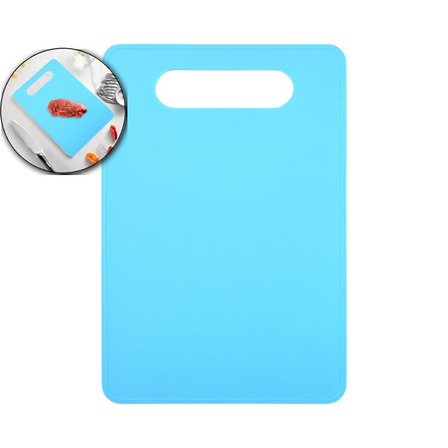 Dvruxg Plastic Cutting Board Set, Small Chopping Boards for Kitchen, Color Coded Boards Pads for Meat Vegetable Fruit, Easy Grip Handle, Space Saving