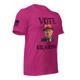 thumbnail image 3 of VOTE FOR GRANDPA TRUMP 2024 Unisex t-shirt (Berry, L), 3 of 4