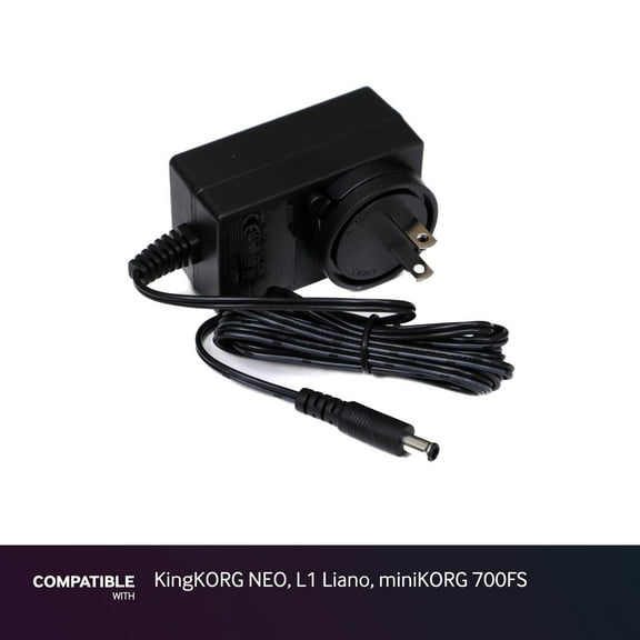 Korg Power Supply Adapter for KingKORG NEO, L1 Liano, miniKORG 700FS