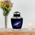 thumbnail image 7 of MUKTIVE Galaxy Urns for Human Ashes, Black Burial Large Urn for Ashes Adult Male 10 Inch, Funeral 3 Inch Urn for Male, Cremation Urns for Adult Female for Remains(1 Large, 4 Keepsake), 7 of 7