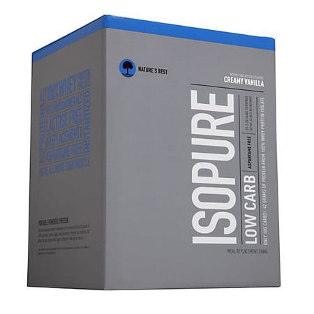 Isopure Low Carb Meal Replacement Shake-Creamy Vanilla