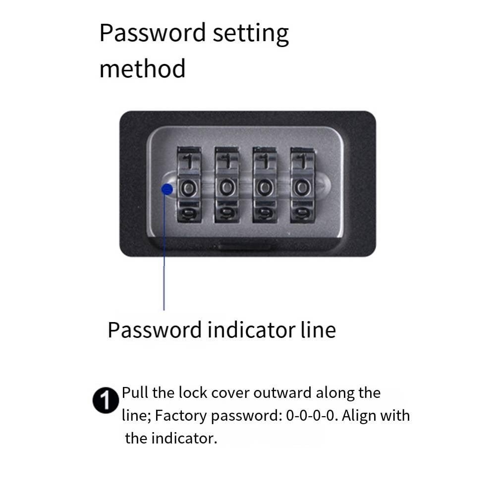 Key Box With Code Outside Weatherproof Key Safe Key Cabinet For Office Family