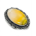 thumbnail image 2 of Natural Bumblebee Jasper Gemstone Handmade 925 Sterling Silver Ring Size 7, 2 of 2