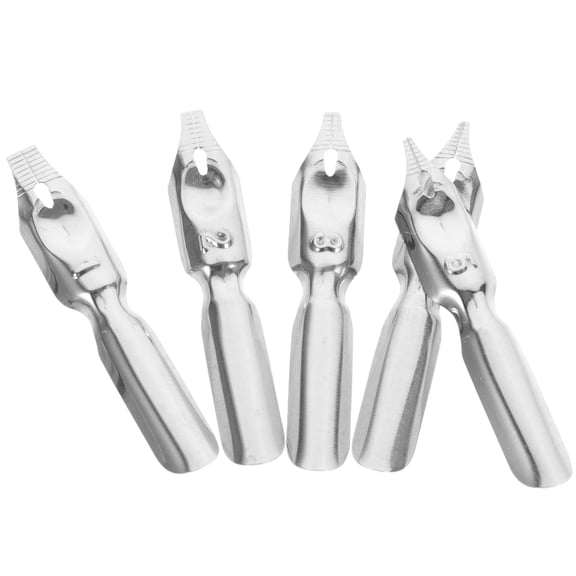 5Pcs Universal Steel Pen Nibs for Dip Pens Replacement Tips