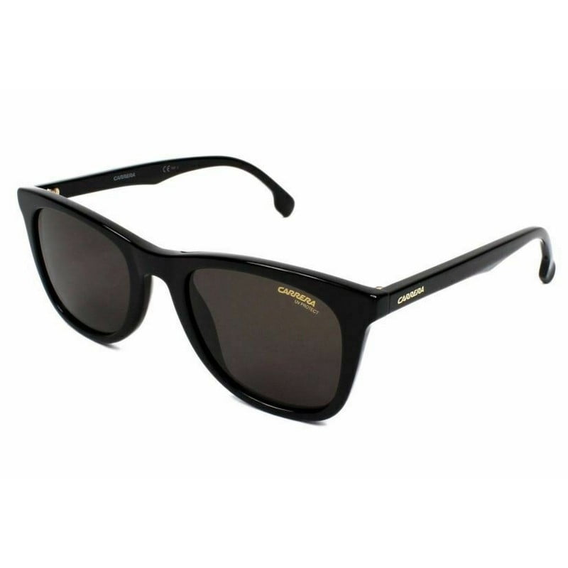 Carrera Mens Ca134s Wayfarer Sunglasses Matte Black/Gray Blue 51 mm