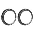 thumbnail image 4 of Embellecedor Del Anillo De La Bocina De La Puerta, Embellecedor Del Anillo Del Altavoz De La Puerta Del Coche Patrón De Carbono Suave Y Resistente Al Desgaste Para Vehículo, 4 of 7