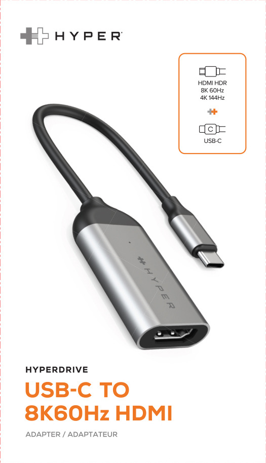 8K 60Hz / 4K 144Hz HDMI Adapter 
