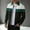 01 Green, variant on Mens Winter Jacket Lightweight Jacket Casual Jacket Color Block Varsity Coat